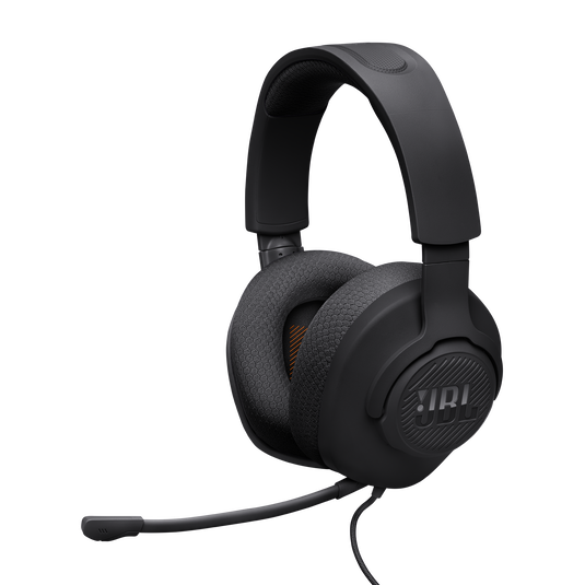 JBL Quantum 100M2 - Black - Wired over-ear gaming headset with detachable mic and mute option - Detailshot 3 image number null